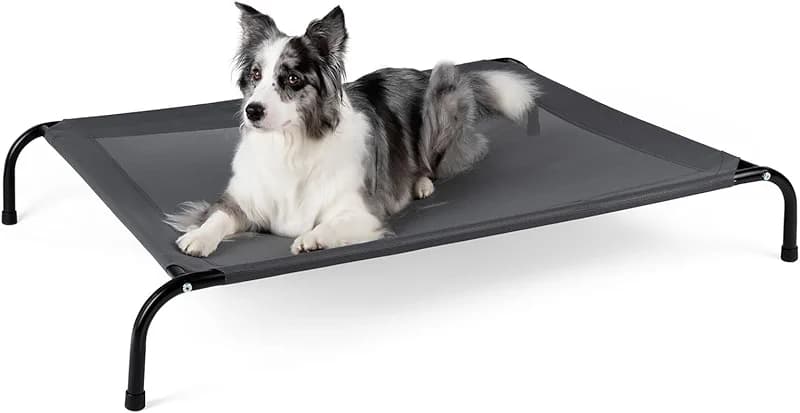 50" Lx32 Wx8 H Cooling Elevated Dog Bed for Large Dogs with Non-Slip Floor — image 8