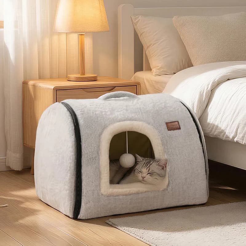 cat Bed cave-cat beds for Indoor Cats — image 3