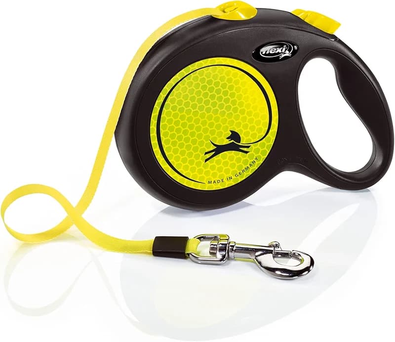 FLEXI New Neon Tape Retractable Dog Leashes for Large Dogs Upto 110 lbs. – — image 3
