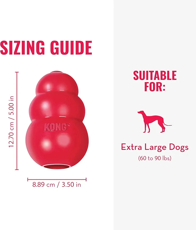 KONG Classic Stuffable Dog Toy - Fetch & Chew Toy for Dogs - Treat-Filling — image 2