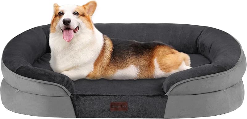 Dwanton Orthopedic Dog Bed for Medium Dogs with Gel Memory Foam — image 8