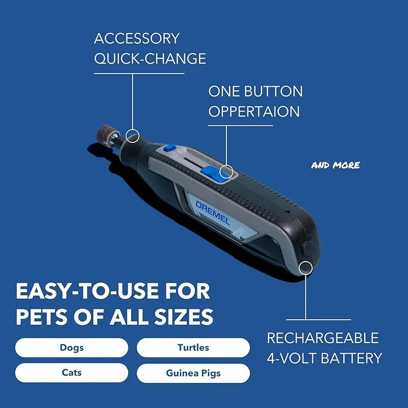 Dremel PawControl 7760-PET Dog Nail Grinder and Trimmer - Cordless & — image 6