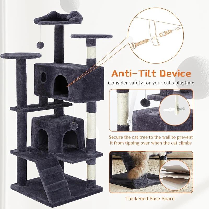 Sweetcrispy 54 Inch Cat Tree Tower — image 4
