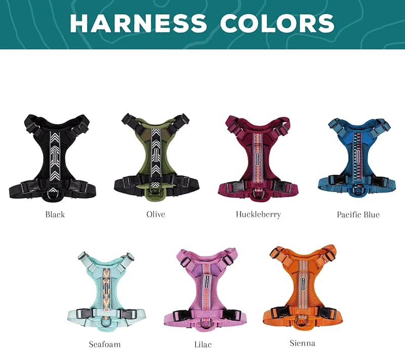 Wilderdog Lightweight Dog Harness with Reflective Straps - Medium