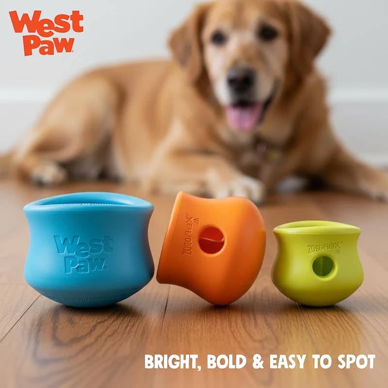 WEST PAW Zogoflex Toppl Interactive Treat Dispensing Puzzle Dog Toy for — image 8