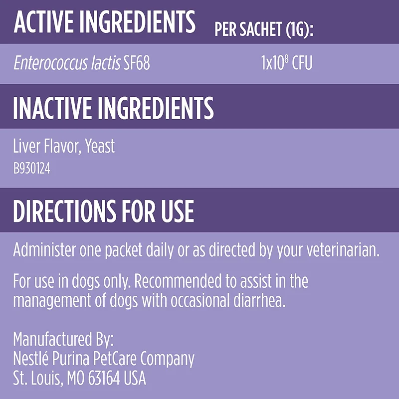 Purina Pro Plan Veterinary Supplements FortiFlora Daily Probiotics for Dogs — image 3