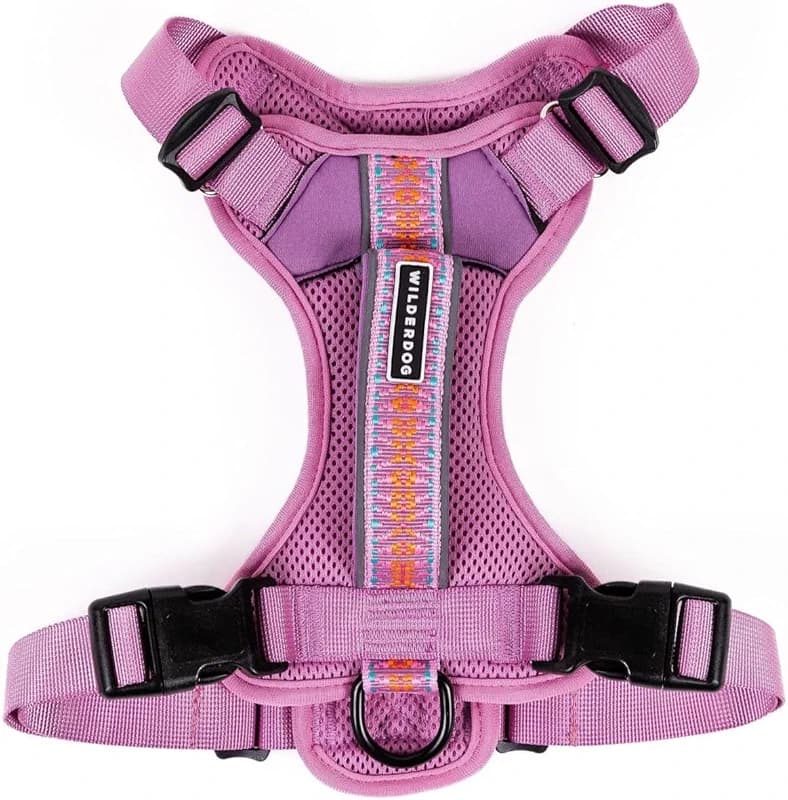 Wilderdog Lightweight Dog Harness with Reflective Straps - Medium - Lilac — image 2
