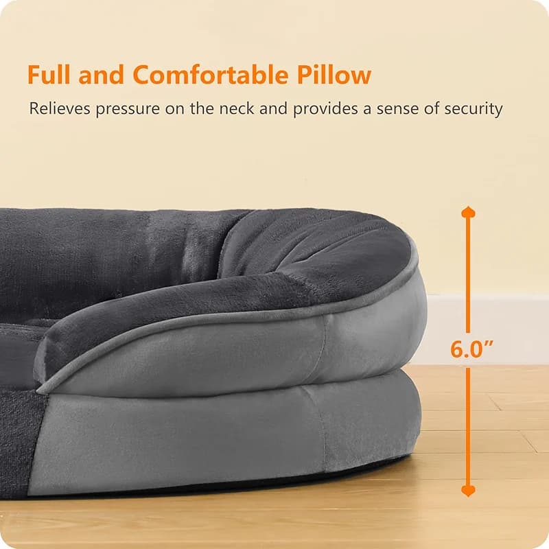 Dwanton Orthopedic Dog Bed for Medium Dogs with Gel Memory Foam — image 5