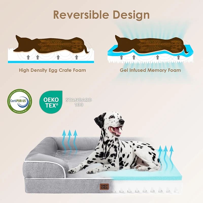 EHEYCIGA Orthopedic Dog Beds Large Sized Dog — image 3