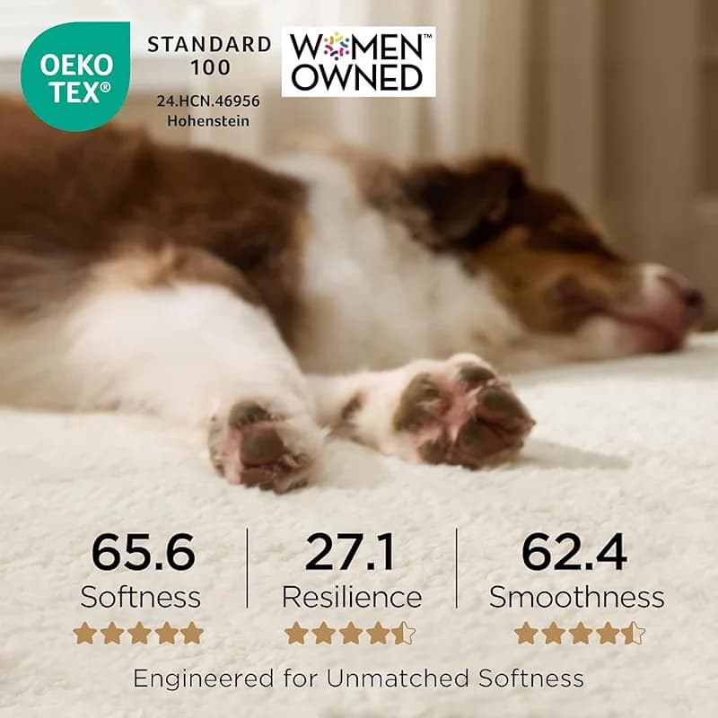 Bedsure Dog Beds Large Sized Dog - Comfy Flat Pet Beds with Removable — image 4