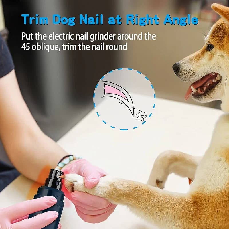 Casfuy Dog Nail Grinder Upgraded - Professional 2-Speed Whisper-Quiet — image 7