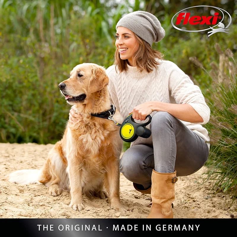 FLEXI New Neon Tape Retractable Dog Leashes for Large Dogs Upto 110 lbs. – — image 6