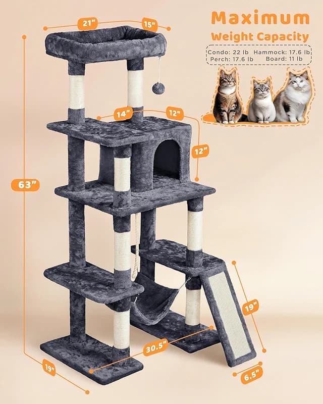 Yaheetech Large Multi-Level Cat Tree — image 3
