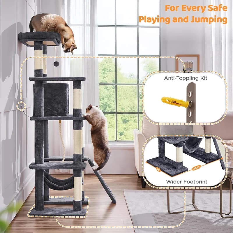 Yaheetech Large Multi-Level Cat Tree — image 4