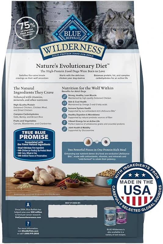 Blue Buffalo Wilderness Dry Dog Food Plus Wholesome Grains — image 2