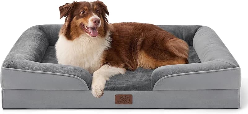 Bedsure Orthopedic Dog Beds Large Sized Dog - Washable Large Dog Cat Bed — image 8