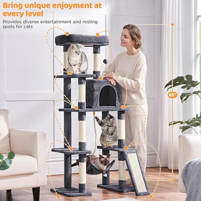 Yaheetech Large Multi-Level Cat Tree — image 2