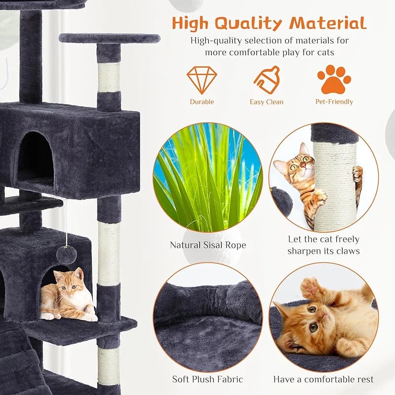 Sweetcrispy 54 Inch Cat Tree Tower — image 5