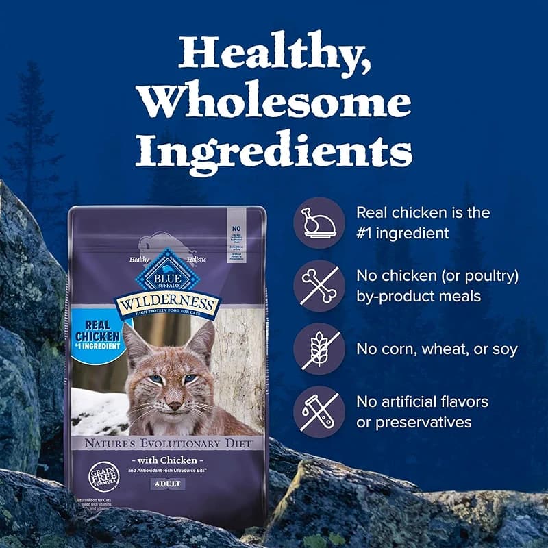 Blue Buffalo Wilderness Natural Adult Dry Cat Food — image 5