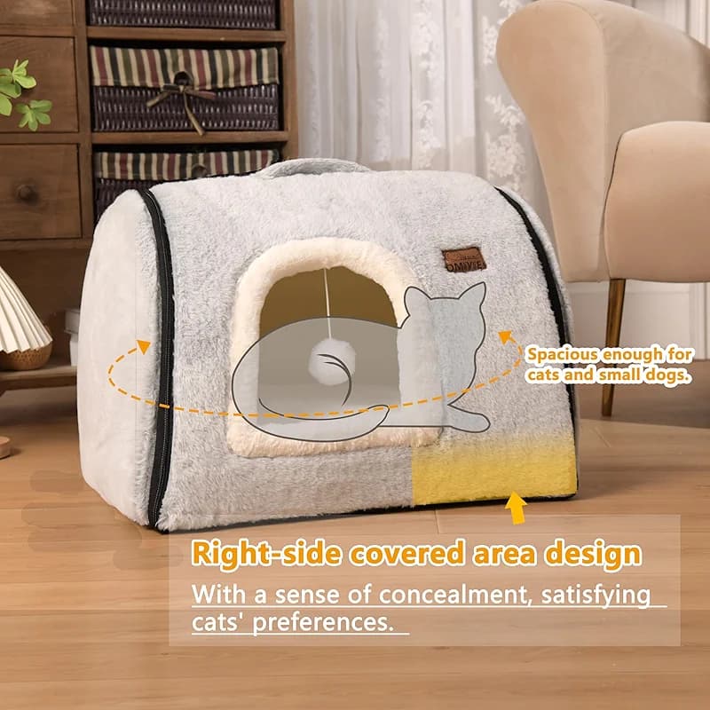 cat Bed cave-cat beds for Indoor Cats — image 4