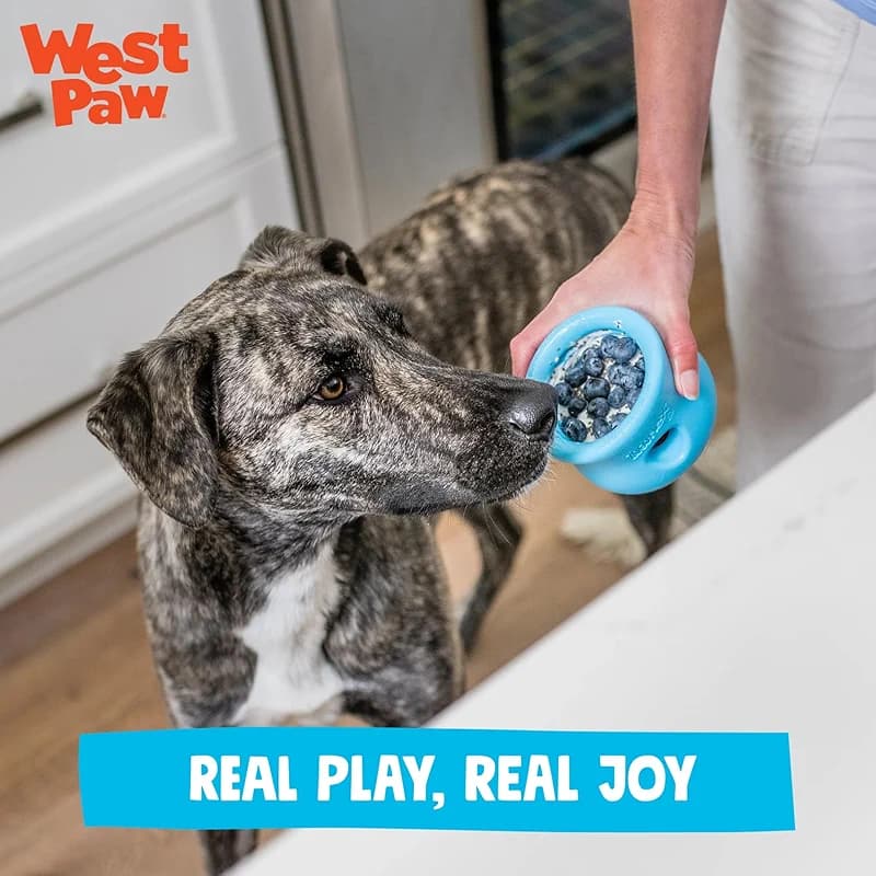 WEST PAW Zogoflex Toppl Interactive Treat Dispensing Puzzle Dog Toy for — image 7