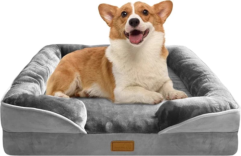 Spotted Play Orthopedic Dog Bed with Sides - Dog Sofa Beds for Medium Dogs — image 7