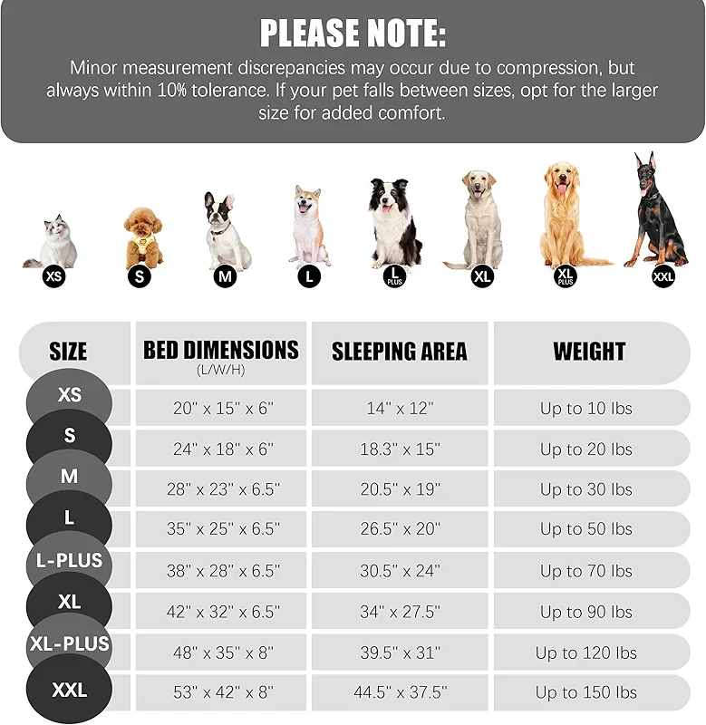 Spotted Play Orthopedic Dog Bed with Sides - Dog Sofa Beds for Medium Dogs