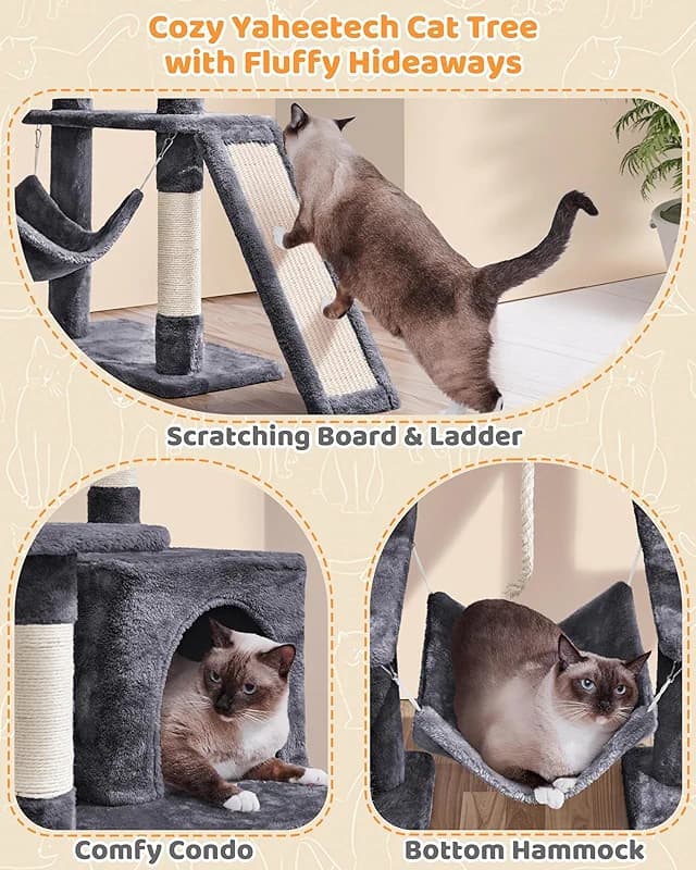 Yaheetech Large Multi-Level Cat Tree — image 6