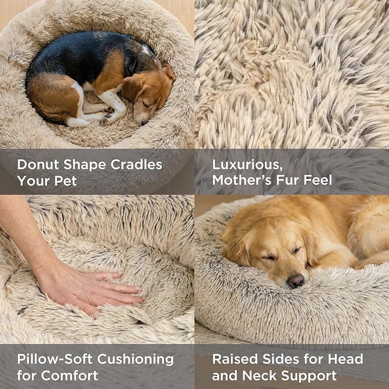 Best Friends by Sheri The Original Calming Donut Dog Bed for Medium Dogs — image 8