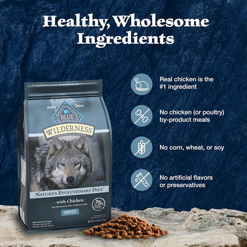 Blue Buffalo Wilderness Natural High-Protein Dry Food for Adult Dogs — image 4
